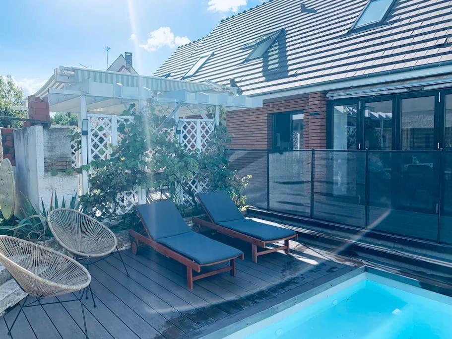Appartement Proche Asterix, Stade De France, Chantilly, Roissy, Piscine Saisonniere لا شابيل أو سيرْفا المظهر الخارجي الصورة